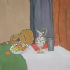 Jankowiak Alicja - Martwa natura ( pastel )