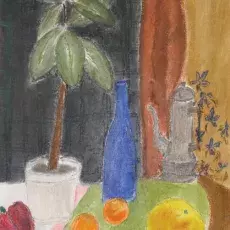 Klepacka Mirosława - Martwa natura ( pastel )