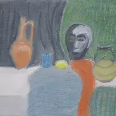 Kraszewska Jadwiga - Martwa natura ( pastel )