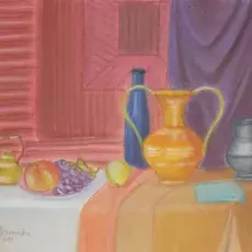 Miszewska Ewa - Martwa natura ( pastel )