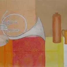 Skutnik Klara - Martwa natura ( pastel )