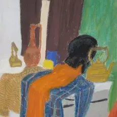 Średzińska Olcha - Martwa natura ( pastel )