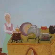 Okniańska Irena - Dom Uphagena ( pastel )