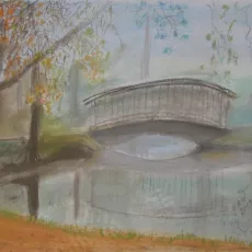 Wyrzykowska Helena - Pejzaż (pastel)