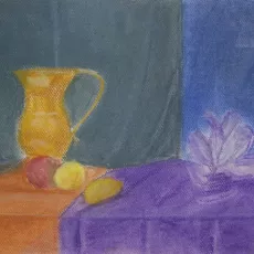 Degórska Bogumiła - Martwa natura (pastel)