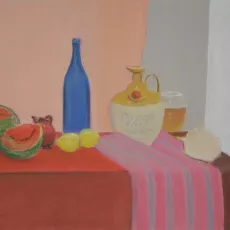 Gryń Zofia - Martwa natura (pastel)