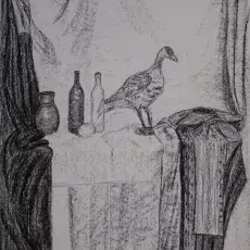 Pietraszczyk Teresa - Martwa natura (węgiel)