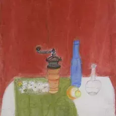 Cegielska Bogumiła - Martwa natura (pastel)