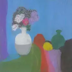 Cegielska Bogumiła - Martwa natura (pastel)