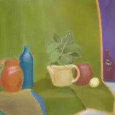 Degórska Bogumiła - Martwa natura (pastel)