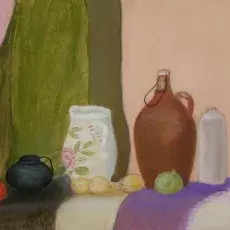 Degórska Bogumiła - Martwa natura (pastel)