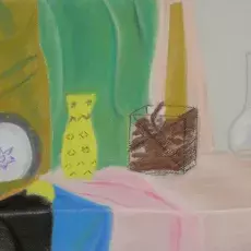 Gan Aleksandra - Martwa natura (pastel)