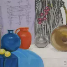 Jankowiak Alicja - Martwa natura (pastel)