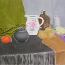 Kasprzak Krystyna - Martwa natura  (pastel)
