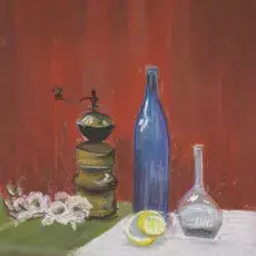 Langa Ignacy - Martwa natura (pastel)