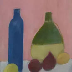 Potocka Emma - Martwa natura (pastel)