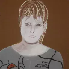 Stachowska Janina - Portret (pastel)
