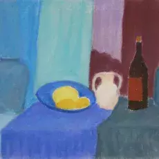 Średzińska Olcha - Martwa natura (pastel)