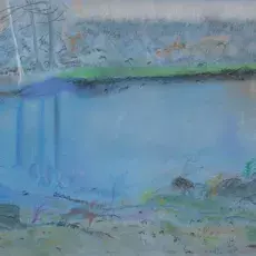 "Impresje plenerowe” –  wyróżniona praca, pastel